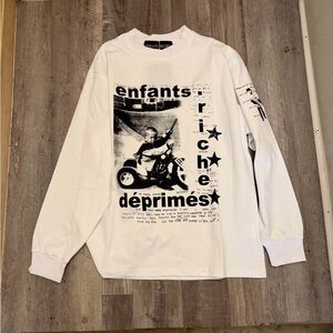 Enfants Riches Déprimés White Graphic Long Sleeve Shirt